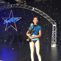  Joline Sun won Folkloric 1st place gold award and overall 2nd place at 2015 ShowStopper